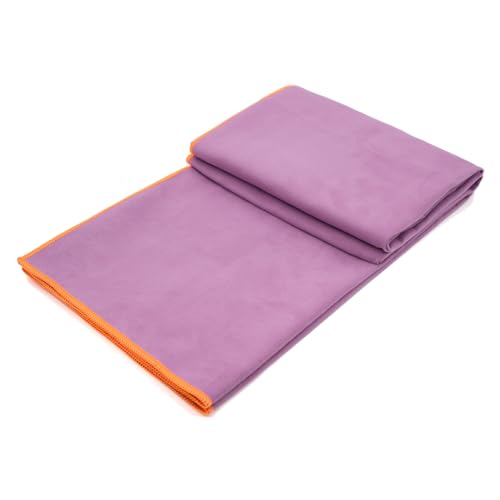 Ultra-Absorbent Microfiber Yoga Mat Towel - Z-Blue & Purple (2 Pack)