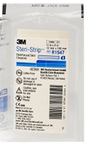 Steri-Strip Skin Closure Strips - 1/2 x 4 Inch, Sterile, Nonwoven, White