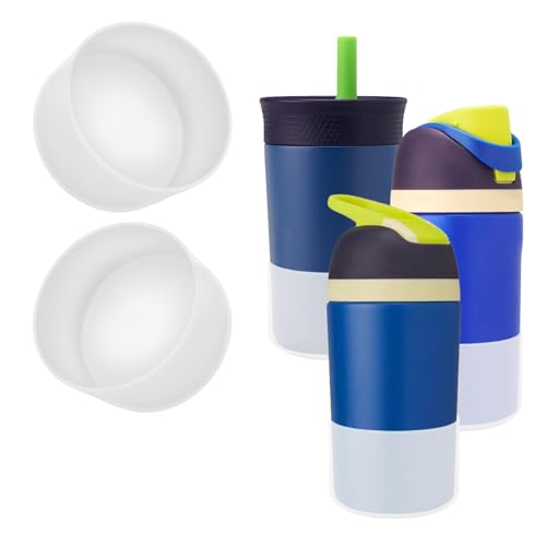 Silicone Boot for Owala Kids Water Bottle - Transparent, 2 Pcs