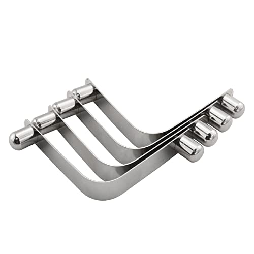 4PCS 9.5mm Nickel-Plated Steel Tent Pole Spring Clips