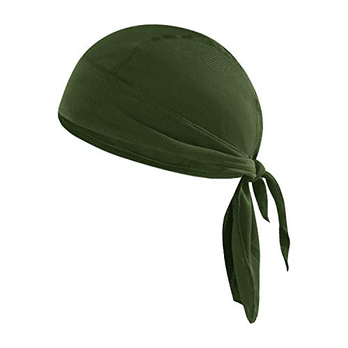 Quick-Dry Cycling Bandana Sun Protection Beanie - Army Green