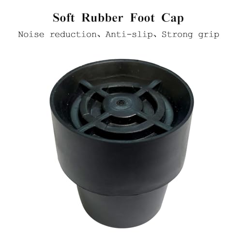 Mini Trampoline Leg Cap Tips - 2 Pack Rubber Floor Protectors