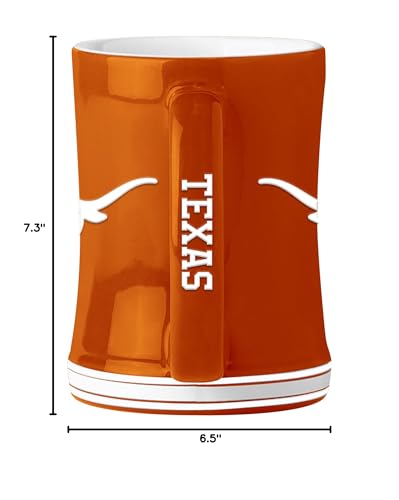 Texas Longhorns 14oz Ceramic Relief Mug - Officially Licensed