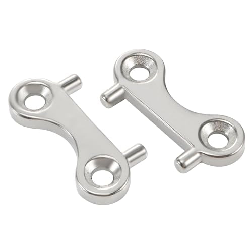 316 Stainless Steel Marine Fuel Cap Key - 2 Pack for Boats and Yachts