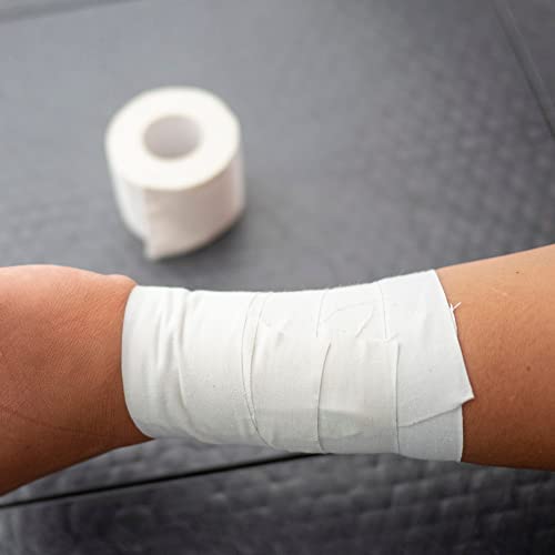 Vakly Athletic Tape 1 in x 10 yd (3 Pack) – Porous Breathable Cloth