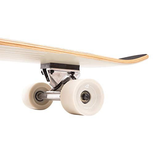 44in Bamboo & Maple Longboard Skateboard - Mojave Stripes Cruiser