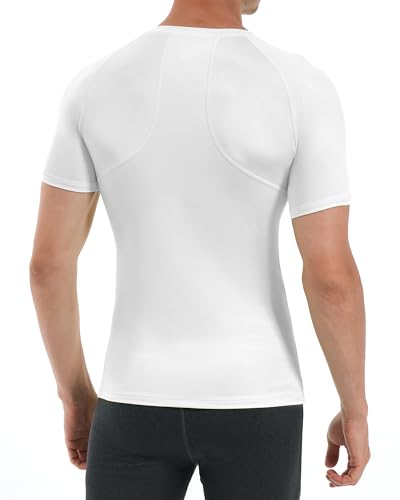 Runhit Short Sleeve Compression Shirts for Men, Quick Dry Cool Men's