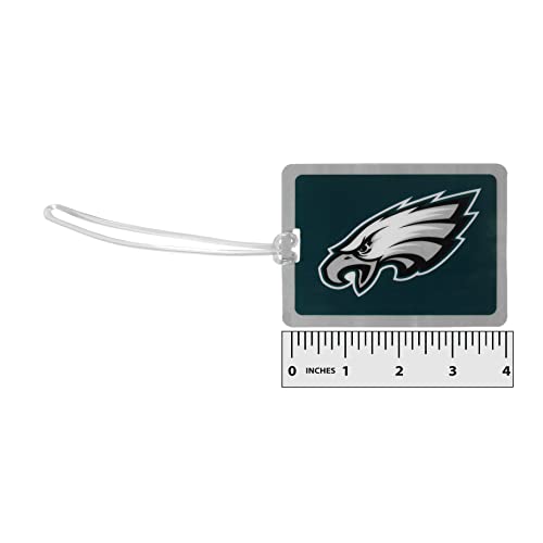 Philadelphia Eagles Luggage Tags - Set of 2, 4x3 inches