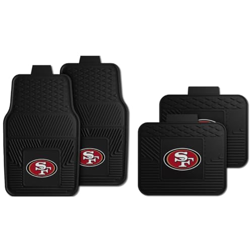 San Francisco 49ers All-Weather Car Floor Mats - Set of 4
