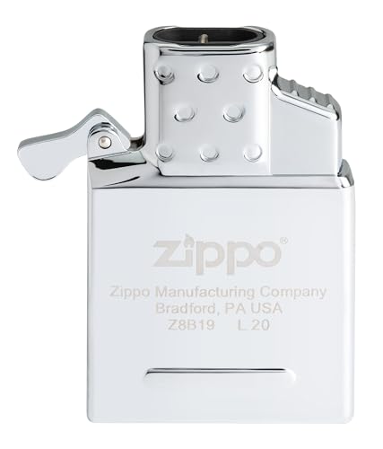 Zippo Double Torch Butane Lighter Insert - Windproof, Refillable, Fits Classic Cases