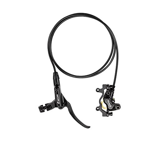 Bucklos 4-Piston Hydraulic Disc Brake Set for MTB - Front Left 850mm / Rear Right 1550mm (Pre-Bled)