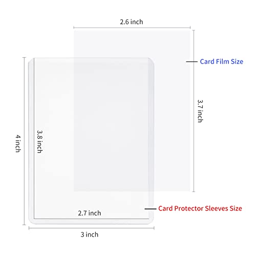 25 Pcs Toploaders & Sleeves Set - Clear Card Protectors W25 Pack