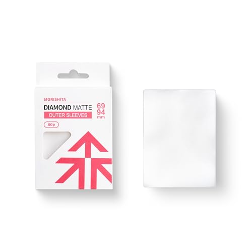 Morishita Diamond Matte Card Sleeves 80 Pack for PTCG, MTG, OPCG, Standard Size