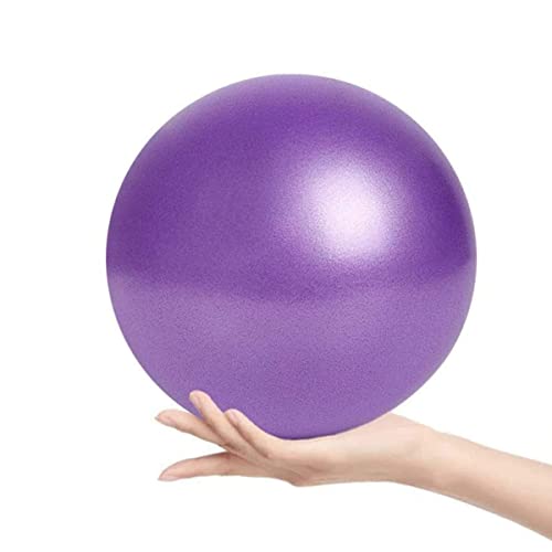 9-Inch Mini Stability Ball - Anti-Burst, Non-Slip, Purple