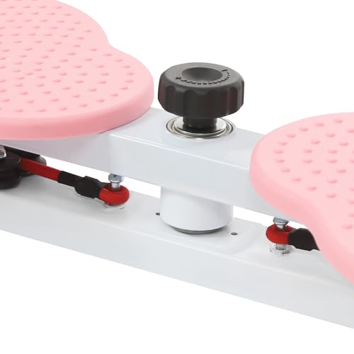 Waist Twister Machine - Ab Twist Board for Home Gym - Pink