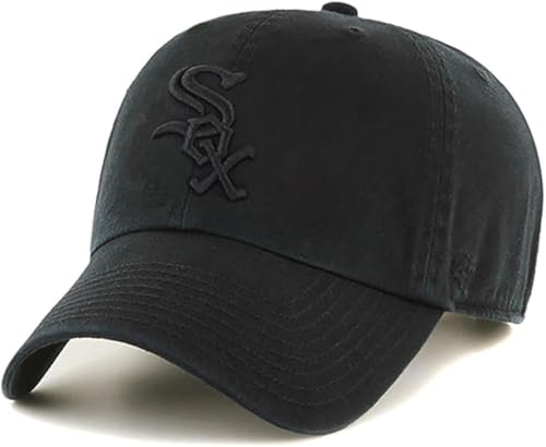 Chicago White Sox 47 Brand MLB Black Adjustable Baseball Cap - One Size
