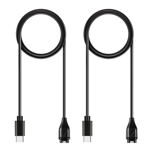 USB-C Charging Cable for Garmin Watches - 3ft, 2-Pack