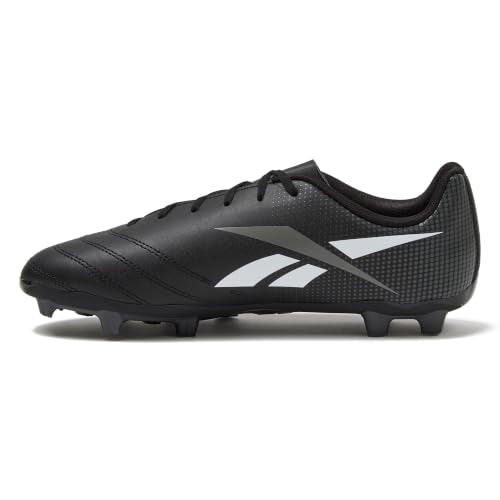 Reebok Strike MG Men's Soccer Cleats Black/Grey Size 12 - Firm Ground Turf Shoes