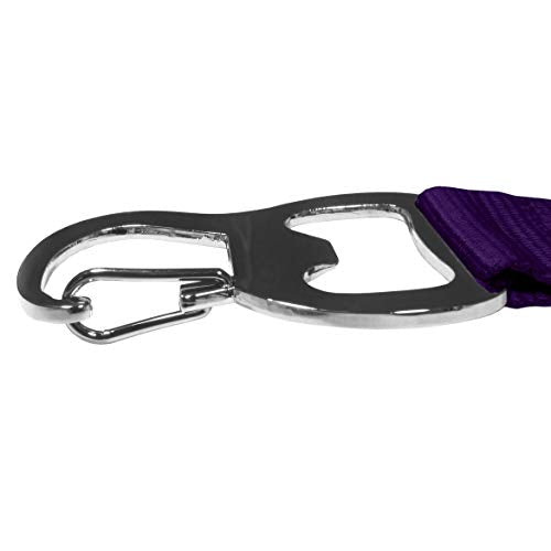 Clemson Tigers Bottle Opener Lanyard - 36-Inch Durable Nylon Keychain
