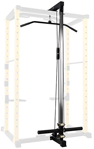 Adjustable Power Rack Attachment - Lat Pulldown V1 for Home Gym