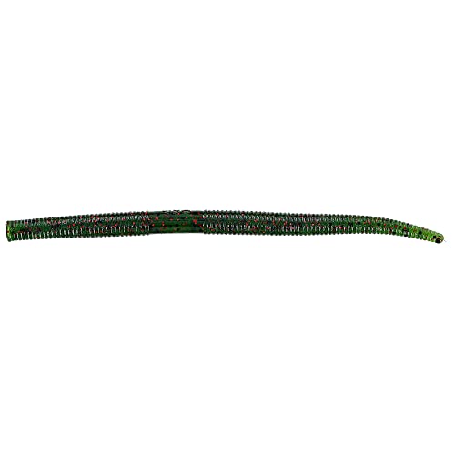 5" Thin Senko Soft Stick Bait - Watermelon with Black & Red Flake, 10-Pack
