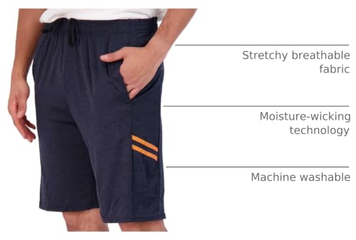 Men's Dry Fit Basketball Shorts - 5 Pack, X-Large