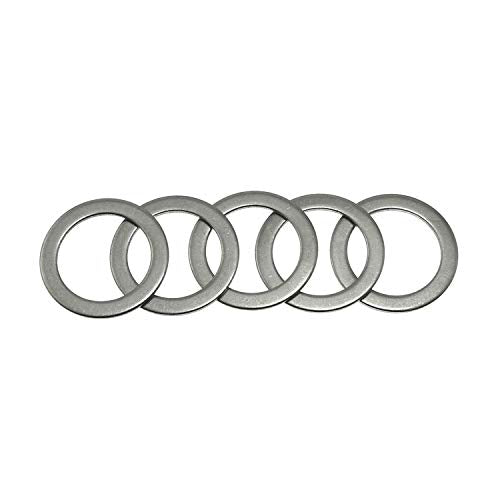 Stainless Steel Bicycle Pedal Washers - 10 Pack Replacement Gaskets