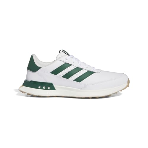 Men's Sp2G '24 Spikeless Leather Golf Shoes - White/Green/Gum 11