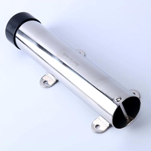 Amarine Made 4-Pack Stainless Steel Transom Mount Rod Holders for Boats