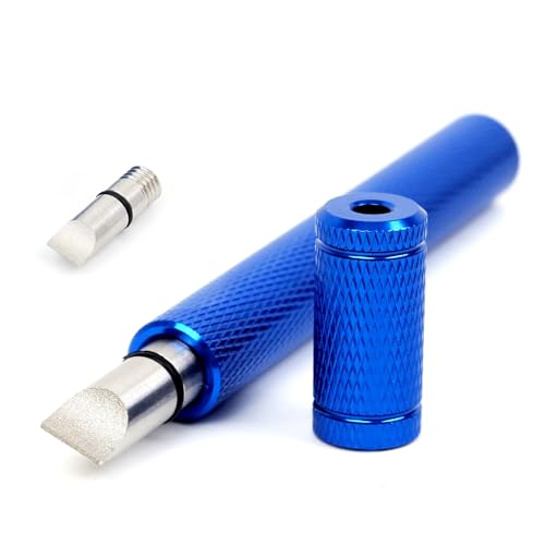 Golf Club Groove Sharpener and Iron Cleaner Tool - Blue