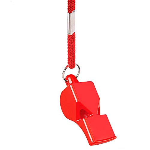 Professional Emergency Whistles - 3 Pack with Lanyards