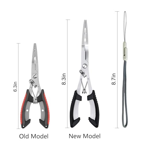 Stainless Steel Fishing Pliers - 21cm Hook Remover Multitool