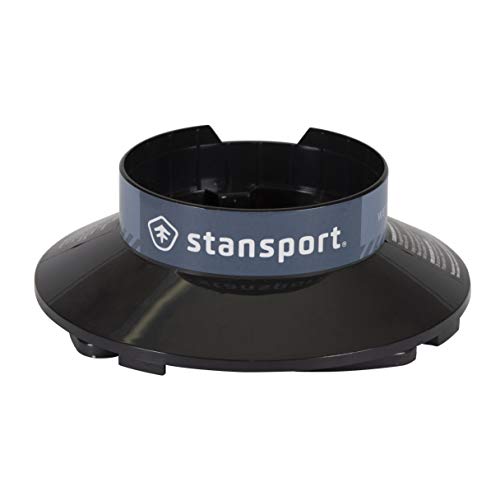 Stansport Propane Cylinder Base Replacement for Camping & Backpacking, Black