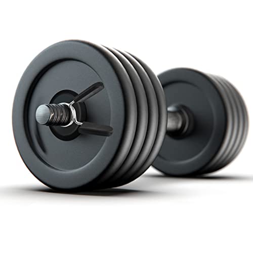 2-Inch Olympic Barbell Clamps - Secure Weight Lifting Collars, 2 Pack