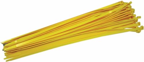 Heavy-Duty Poly-Cap Fence Topper Ties - 100 Pack