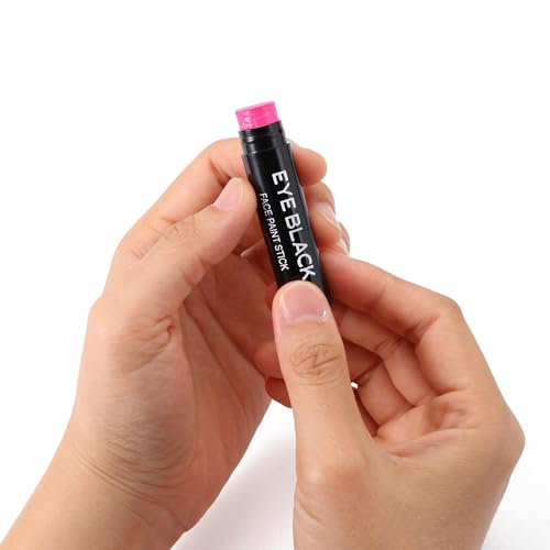 Glitter Eye Black Stick - Waterproof Sports Face Paint, Pink