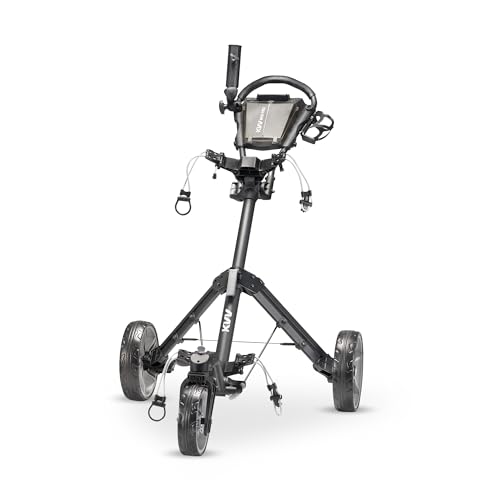 Mini-Pro Deluxe Golf Cart - Adjustable Height, 360 Swivel Wheel - KVV-MP300