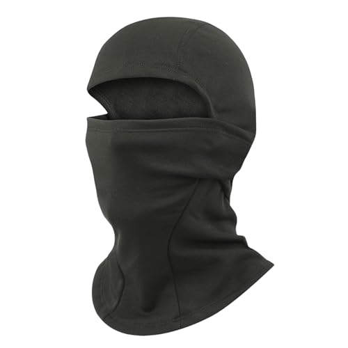 Winter Windproof Thermal Balaclava Ski Mask - Black Plain