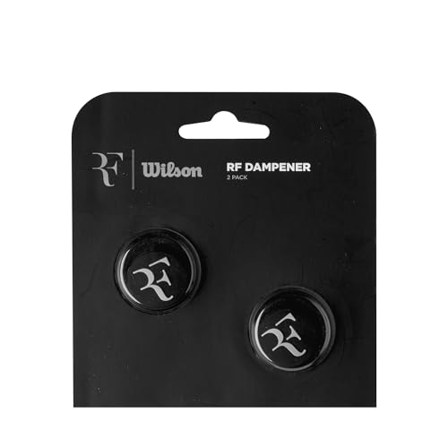 Tennis Dampener - 2 Pack, Silicone Vibration Reduction, Black