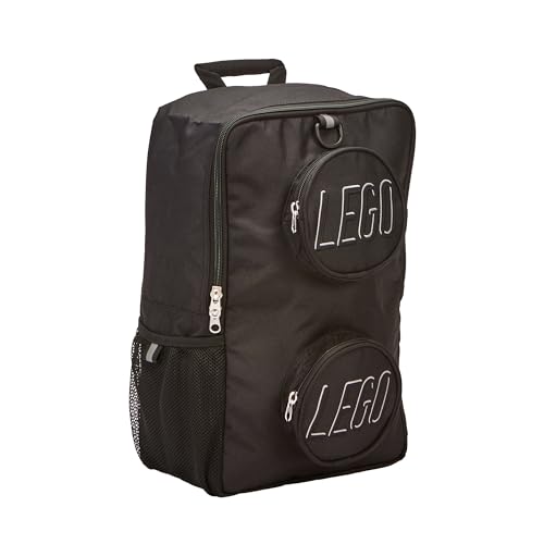 LEGO Brick Backpack Black - Recycled Polyester School & Travel Bag