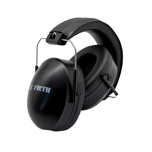 Vic Firth DB23 Drummers Practice Headphones, Black