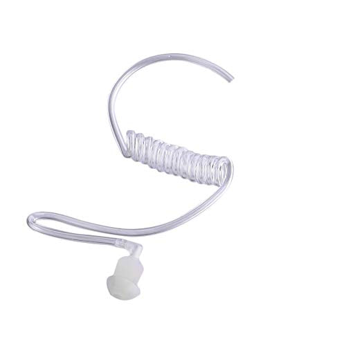 KEYBLU Transparent Acoustic Tube Earpiece for Midland Two-Way Radios 2 Pack