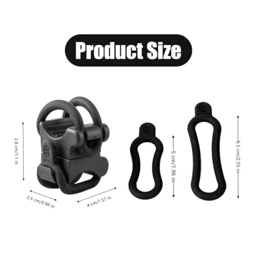 Universal Bike Light Mount Set for Bicycle Flashlights - Adjustable, Tool-Free Installation