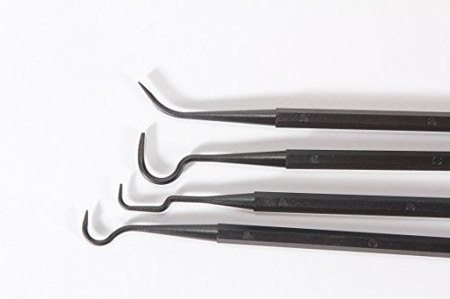 6-Piece Firearm Cleaning Pick and Brush Set - Brass and Nylon