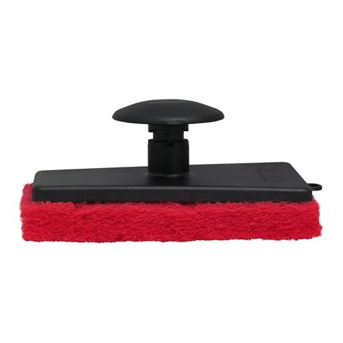 Star Brite Medium Red All-Purpose Scrubber Pad - One Size, Durable, Reusable