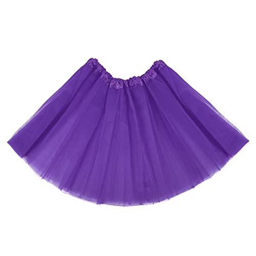 Dark Purple Tulle Tutu Skirt for Women - Vintage Style