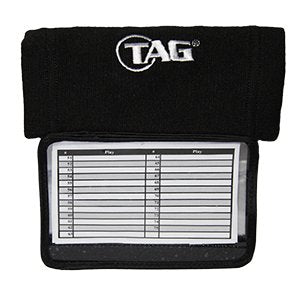 Football Quarterback Wrist Band - Five Window - 6" x 4" - Black