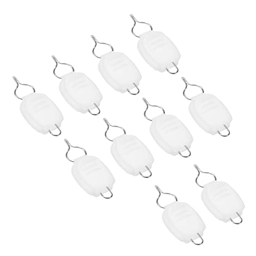 Fishing Line Holders - White Baitcasting Reel Line Keeper Clips