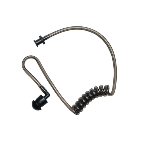 2-Pack Replacement Acoustic Tubes & Medium Earbuds for Two-Way Radios