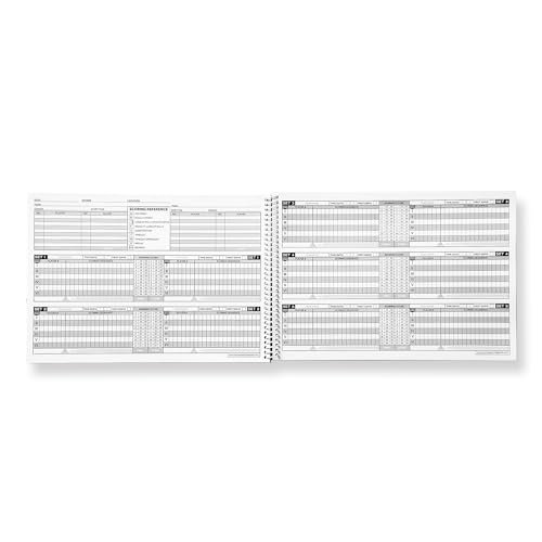 Volleyball Scorebook for 30 Matches - 20 Player Positions - 1